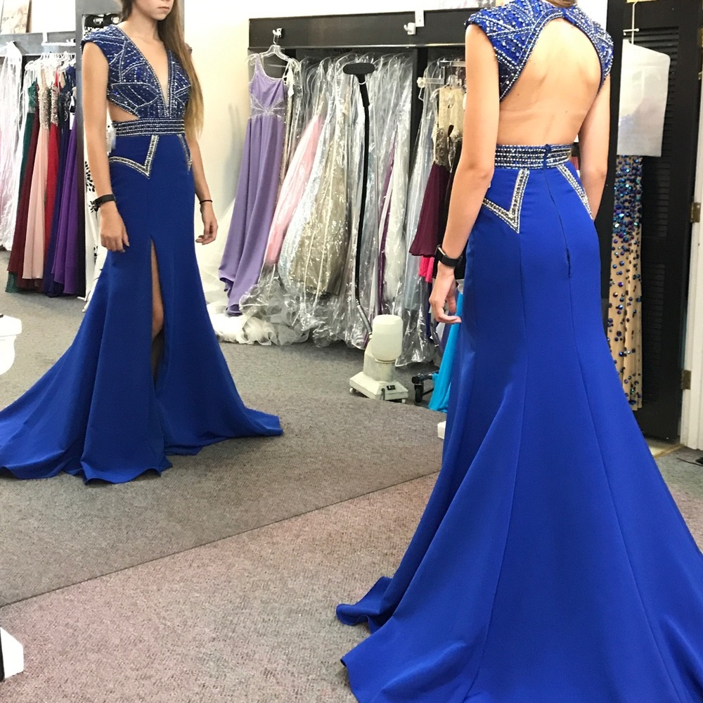 Blue Prom Dress - Cassandra Stone